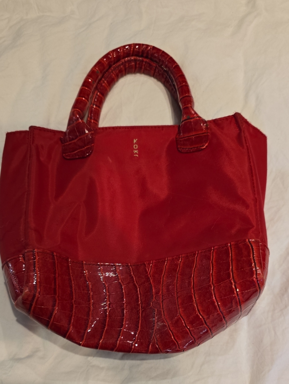 Red Insulated Lunch Bag